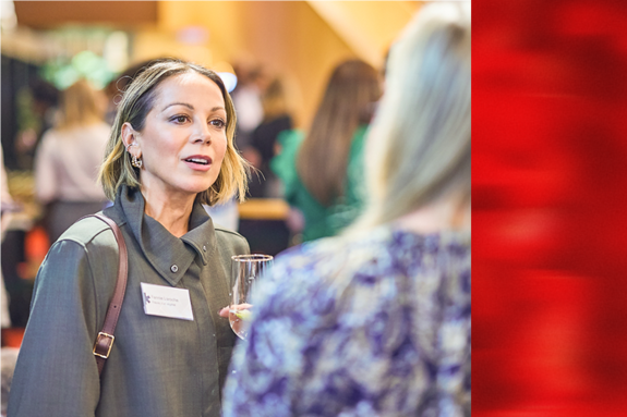 Black woman with ambitious eyes in her organic grocery store