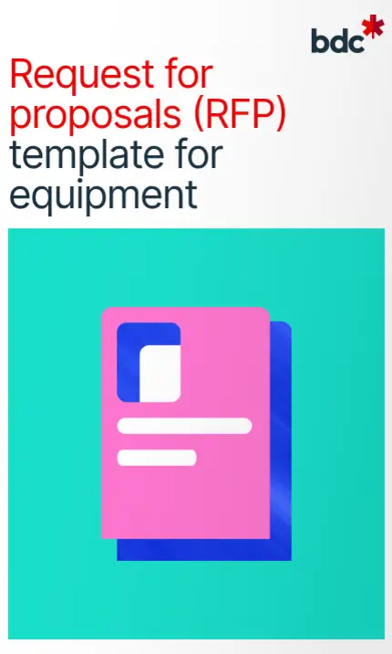 Request for proposals template for equipment